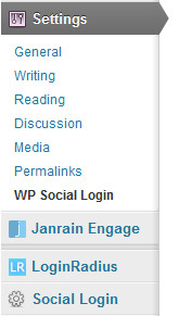 Social login plugins for WordPress