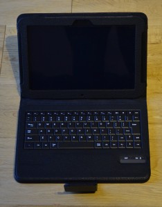 Nexus 10 with keyboard case